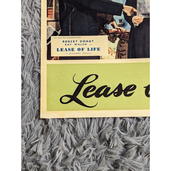 Lease Of Life 1954 Original Lobby Card Movie Poster  Robert Donat Kay Walsh UK‎ - Picture 8 of 8